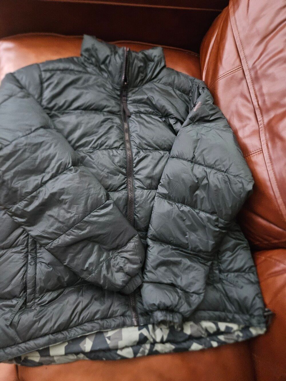Helly Hanson Dark Green Lightweight Packable Puffer Jacket
